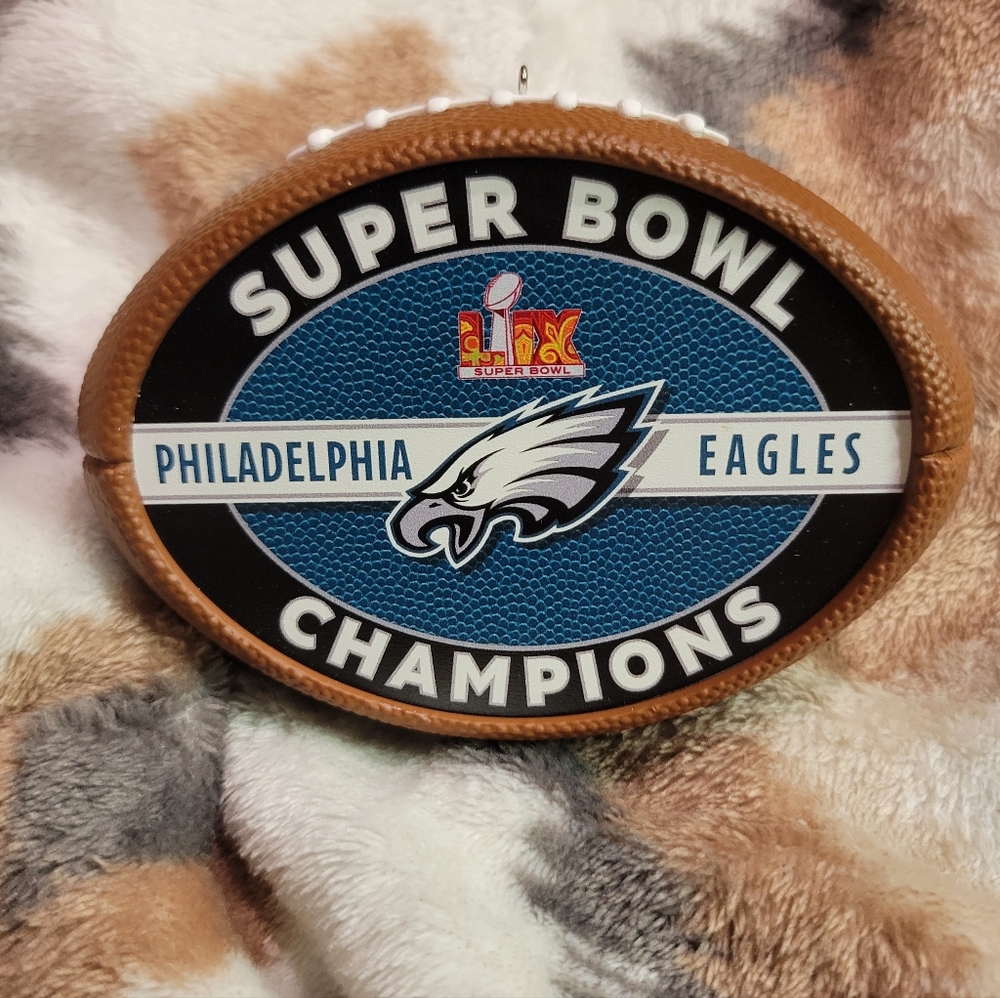 Hallmark Philadelphia Eagles Super Bowl Champions Football Ornament